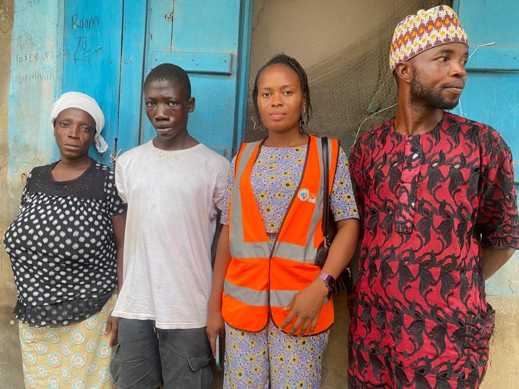 QUADRI SODIPE REINTEGRATED BACK WITH HIS FAMILY