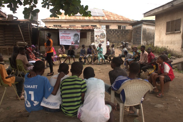 NEWS STORY ON COUNSELING SESSION WITH STREET CONNECTED CHILDREN AND YOUTHS AT RISK ON DRUG ABUSE